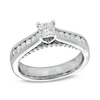 Thumbnail Image 3 of Previously Owned - 1-1/4 CT. T.W. Square-Cut Diamond Bridal Set in 14K White Gold