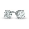 Thumbnail Image 1 of Previously Owned - 3/8 CT. T.W. Diamond Solitaire Stud Earrings in 14K White Gold