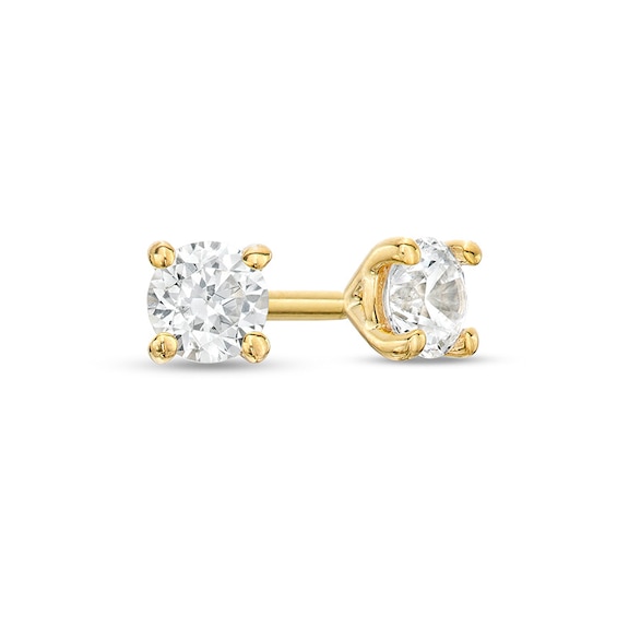 Previously Owned - 1/5 CT. T.w. Diamond Solitaire Stud Earrings in 14K Gold (J/I3)