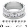 Thumbnail Image 3 of Previously Owned - Men's 1 CT. T.W. Diamond Eleven Stone Ring in 14K White Gold