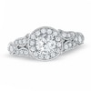 Thumbnail Image 1 of Previously Owned - 1 CT. T.W. Diamond Vintage Frame Ring in 14K White Gold