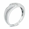 Thumbnail Image 2 of Previously Owned - 1/10 CT. T.W. Diamond Three Stone Wedding Band in 10K White Gold