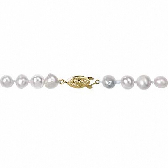 Previously Owned-8.0-9.0mm Freshwater Cultured Pearl Strand Necklace