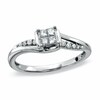 Thumbnail Image 1 of Previously Owned - Cherished Promise Collection™ 1/5 CT. T.W. Quad Princess-Cut Diamond Promise Ring in 10K White Gold