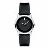 Thumbnail Image 1 of Previously Owned - Ladies' Movado Museum Classic Strap Watch with Black Dial (Model: 0606503)