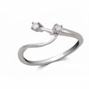 Thumbnail Image 4 of Previously Owned 1/3 CT. T.W. Diamond Composite Soldered Bridal Set in 10K White Gold
