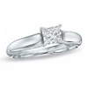 Thumbnail Image 1 of Previously Owned - 1/2 CT. Princess-Cut Diamond Solitaire Engagement Ring in 14K White Gold (I/I1)