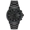 Thumbnail Image 1 of Previously Owned - Men's Citizen Eco-Drive® Nighthawk Chronograph Black IP Watch with Black Dial (Model CA0295-58E)