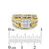 Thumbnail Image 3 of Previously Owned - 1-1/2 CT. T.W. Princess-Cut Composite Diamond Engagement Ring in 14K Gold
