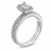 Thumbnail Image 2 of Previously Owned - 1-1/2 CT. T.W.  Emerald-Cut Diamond Bridal Set in 14K White Gold (I/I1)