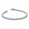 Thumbnail Image 2 of Previously Owned - 1/2 CT. T.W. Diamond Tennis Bracelet in Sterling Silver - 7.25"