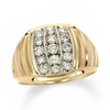Thumbnail Image 1 of Previously Owned - 1 CT. T.W. Diamond Vertical Stripe Ring in 10K Gold