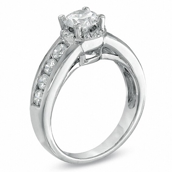 Previously Owned - 2-1/2 CT. T.w. Diamond Engagement Ring in 14K White Gold