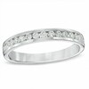 Thumbnail Image 1 of Previously Owned - 1/4 CT. T.W. Diamond Anniversary Band in 18K White Gold (F/I1)