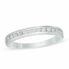 Thumbnail Image 1 of Previously Owned - 1/4 CT. T.W. Diamond Channel Band in 10K White Gold