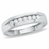 Thumbnail Image 1 of Previously Owned - 1/4 CT. T.W. Diamond Wedding Band in 10K White Gold