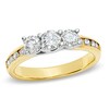 Thumbnail Image 1 of Previously Owned - 1 CT. T.W. Diamond Three Stone Ring in 10K Gold