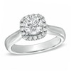 Thumbnail Image 1 of Previously Owned - 1-1/4 CT. T.W. Diamond Frame Engagement Ring in 14K White Gold