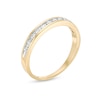 Thumbnail Image 2 of Previously Owned - 1/4 CT. T.W. Channel Set Diamond Band in 10K Gold