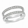 Thumbnail Image 1 of Previously Owned - 1/3 CT. T.W. Diamond Ribbon Solitaire Enhancer in 14K White Gold