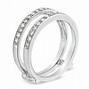 Thumbnail Image 2 of Previously Owned - 1/3 CT. T.W. Diamond Ribbon Solitaire Enhancer in 14K White Gold