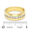 Thumbnail Image 3 of Previously Owned - 1 CT. T.W. Channel-Set Diamond Band in 14K Gold