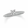 Thumbnail Image 1 of Previously Owned - 1/5 CT. Princess-Cut Diamond Solitaire Engagement Ring in 14K White Gold