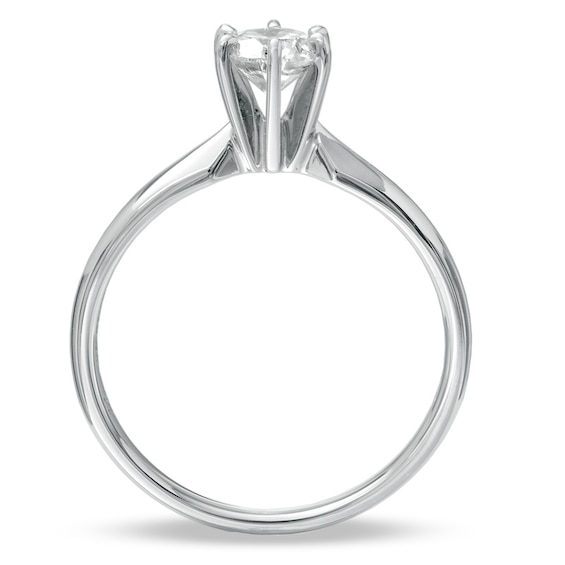 Previously Owned - 5/8 CT. Diamond Solitaire Engagement Ring in 14K White Gold