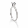 Thumbnail Image 2 of Previously Owned - 3/8 CT. Princess-Cut Diamond Solitaire Engagement Ring in 14K White Gold