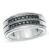 Thumbnail Image 1 of Previously Owned - 1/2 CT. T.W. Black Diamond Ring in Sterling Silver