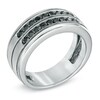 Thumbnail Image 2 of Previously Owned - 1/2 CT. T.W. Black Diamond Ring in Sterling Silver