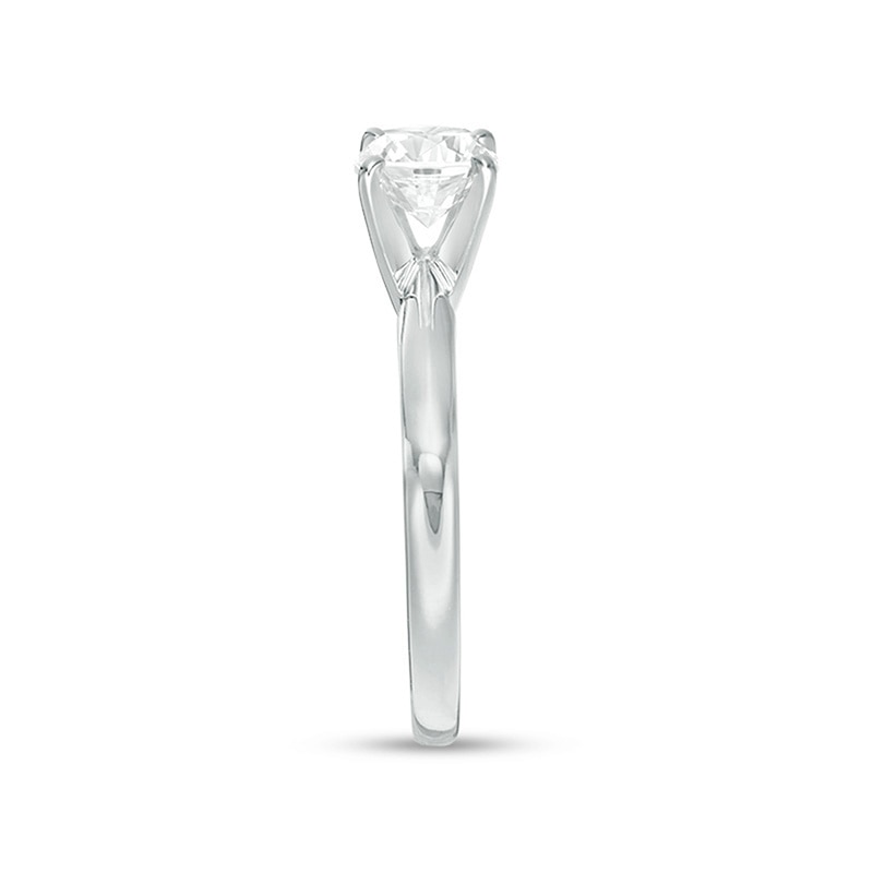 Main Image 3 of Previously Owned - 1 CT. Diamond Solitaire Engagement Ring in 14K White Gold (I/I1)