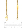 Thumbnail Image 1 of Previously Owned - Men's 3.75mm Signature Tag Box Chain Necklace in Yellow IP Stainless Steel - 30"