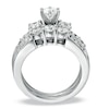 Thumbnail Image 2 of Previously Owned - 2 CT. T.W. Diamond Three Stone Bridal Set in 14K White Gold