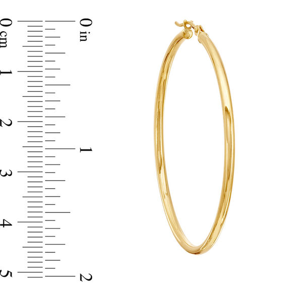 Previously Owned - 45mm Polished Hoop Earrings in 14K Gold