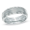 Thumbnail Image 1 of Previously Owned - 7.0mm Comfort Fit Stainless Steel Wedding Band