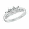 Thumbnail Image 3 of Previously Owned - 1/2 CT. T.W. Princess-Cut Diamond Past Present Future® Ring in 14K White Gold