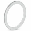 Thumbnail Image 2 of Previously Owned - 1.0mm Coin-Edge Wedding Band in 14K White Gold