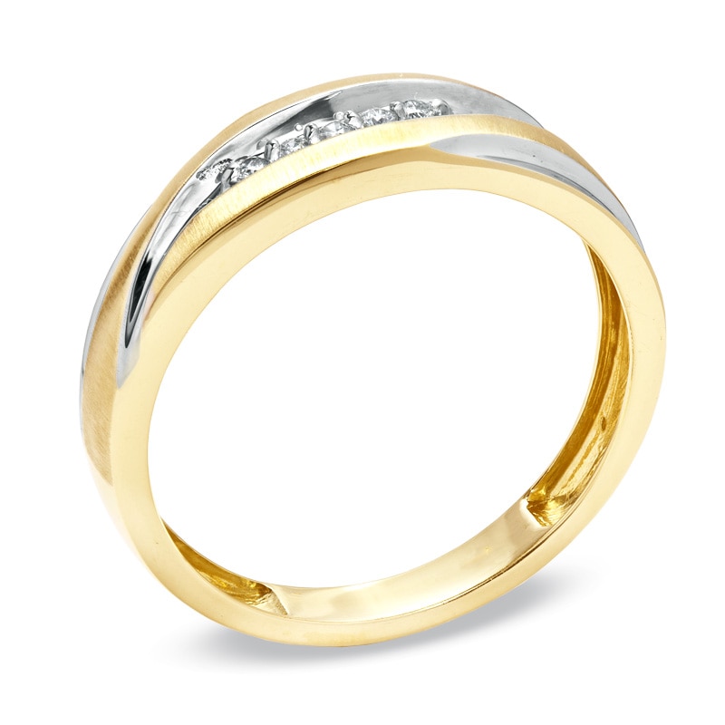 Main Image 2 of Previously Owned - Diamond Accent Wedding Band in 10K Gold