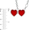 Thumbnail Image 2 of Previously Owned - Diamond Accent Heart Locket in Sterling Silver - 17"