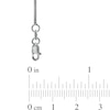 Thumbnail Image 2 of Previously Owned - Ladies' 1.1mm Milano Chain Necklace in 14K White Gold - 16"