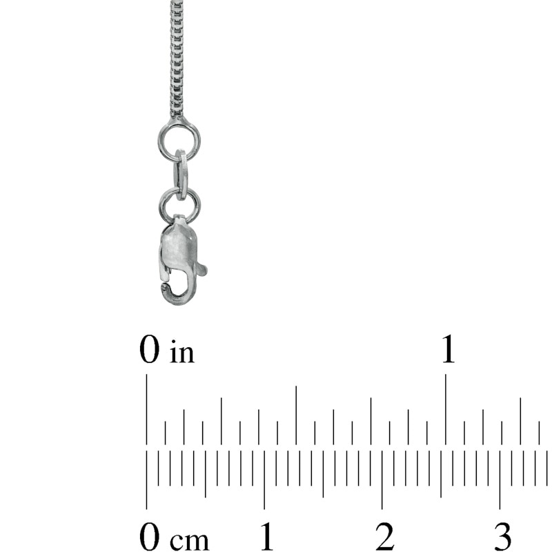 Main Image 2 of Previously Owned - Ladies' 1.1mm Milano Chain Necklace in 14K White Gold - 16"