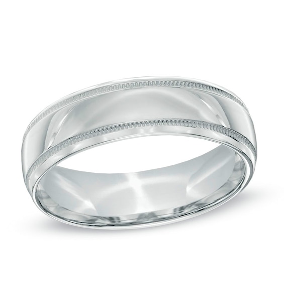 Previously Owned - 6.0mm Wedding Band in Sterling Silver