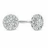 Thumbnail Image 1 of Previously Owned - Celebration 102® 5/8 CT. T.W. Diamond Frame Earrings in 18K White Gold (I/SI2)
