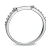 Thumbnail Image 2 of Previously Owned - Ladies' Diamond Accent Wedding Band in 14K White Gold