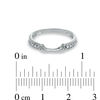 Thumbnail Image 3 of Previously Owned - Ladies' Diamond Accent Wedding Band in 14K White Gold