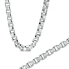 Thumbnail Image 1 of Previously Owned - 6.0mm Box Necklace and Bracelet Set in Stainless Steel - 24"