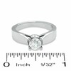 Thumbnail Image 3 of Previously Owned - 1 CT. T.W. Diamond Solitaire Engagement Ring in 14K White Gold