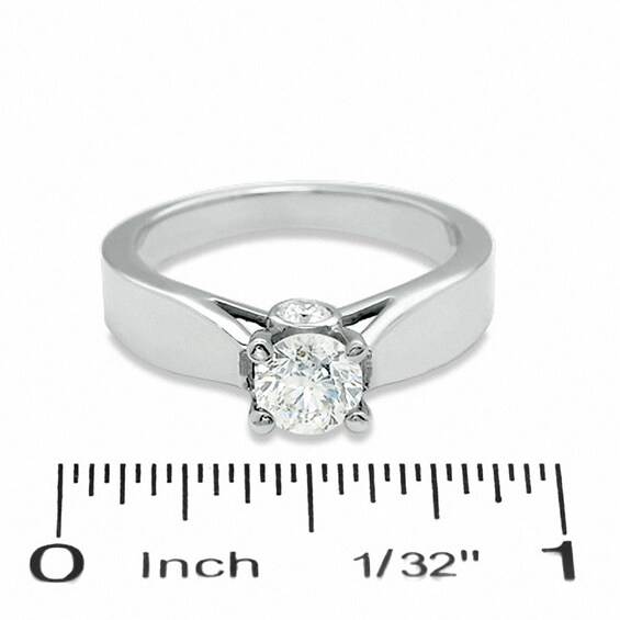 Previously Owned - 1 CT. T.w. Diamond Solitaire Engagement Ring in 14K White Gold