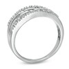 Thumbnail Image 2 of Previously Owned - 1/4 CT. T.W. Diamond Bamboo Design Band in 10K White Gold